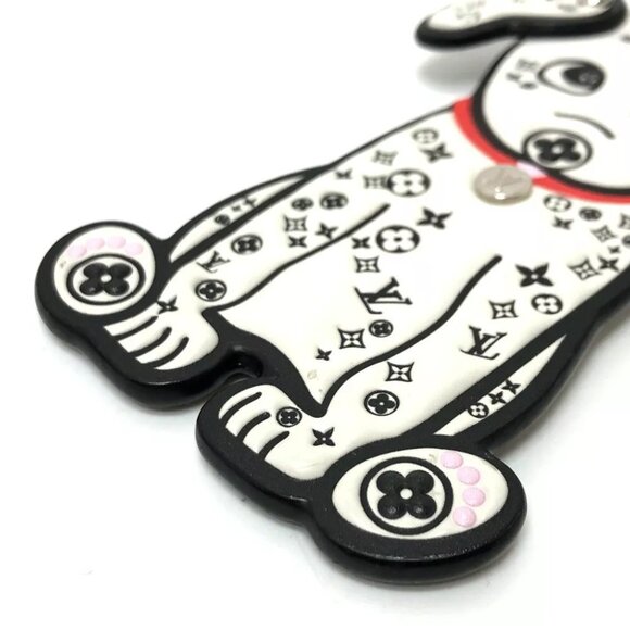 LOUIS VUITTON M00746 Portocle Dalmatian Key chain Bag Charm - Picture 10 of 10